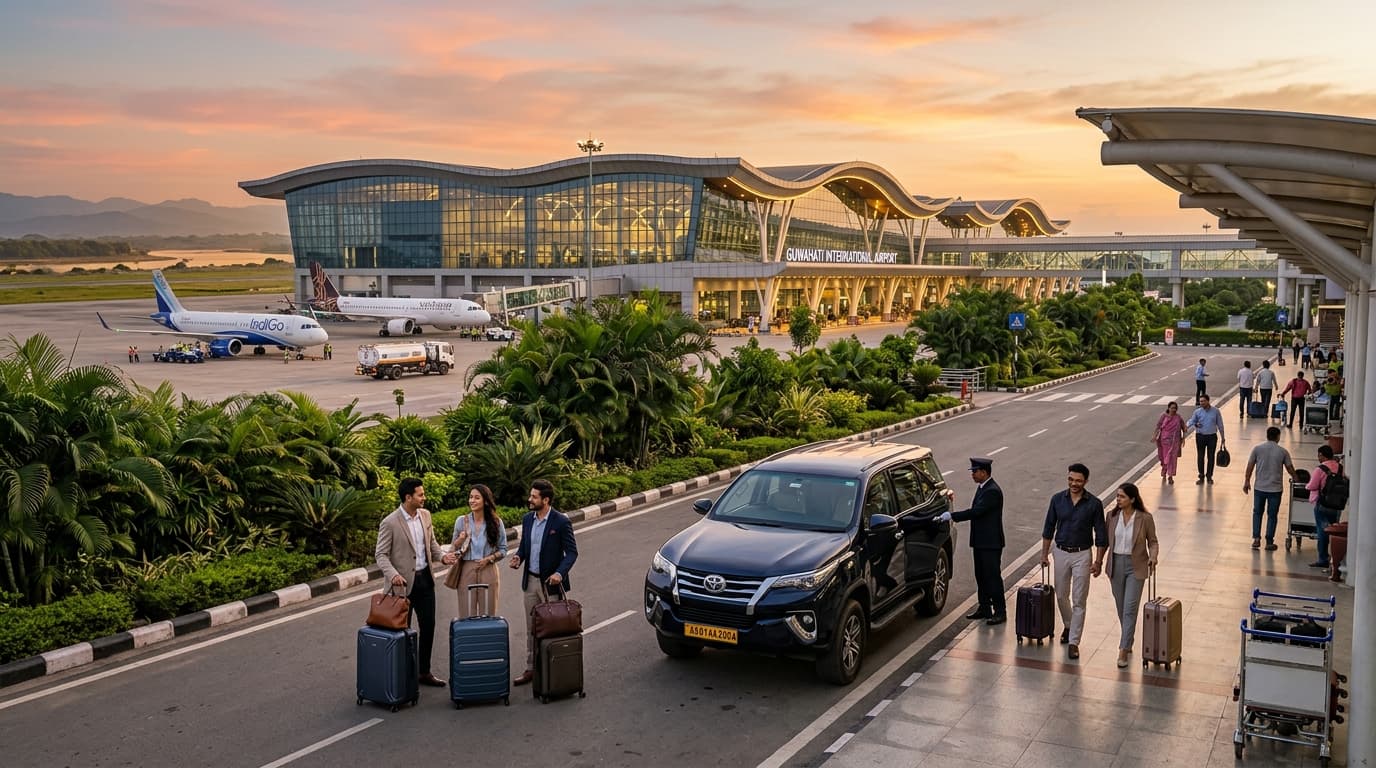 Guwahati Airport → Kaziranga